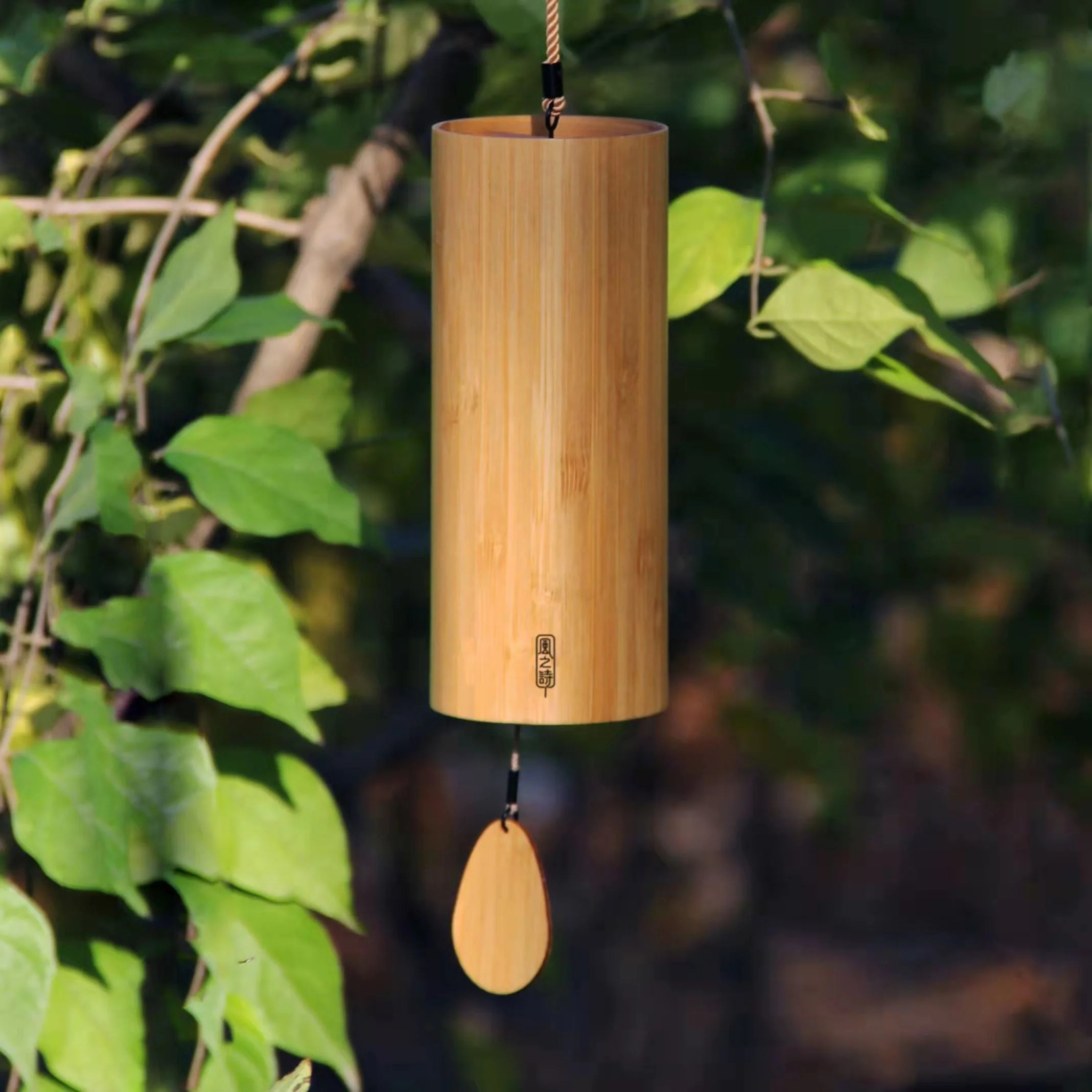 FZS Handmade Bamboo Musical Chord Wind Chime - Image 2