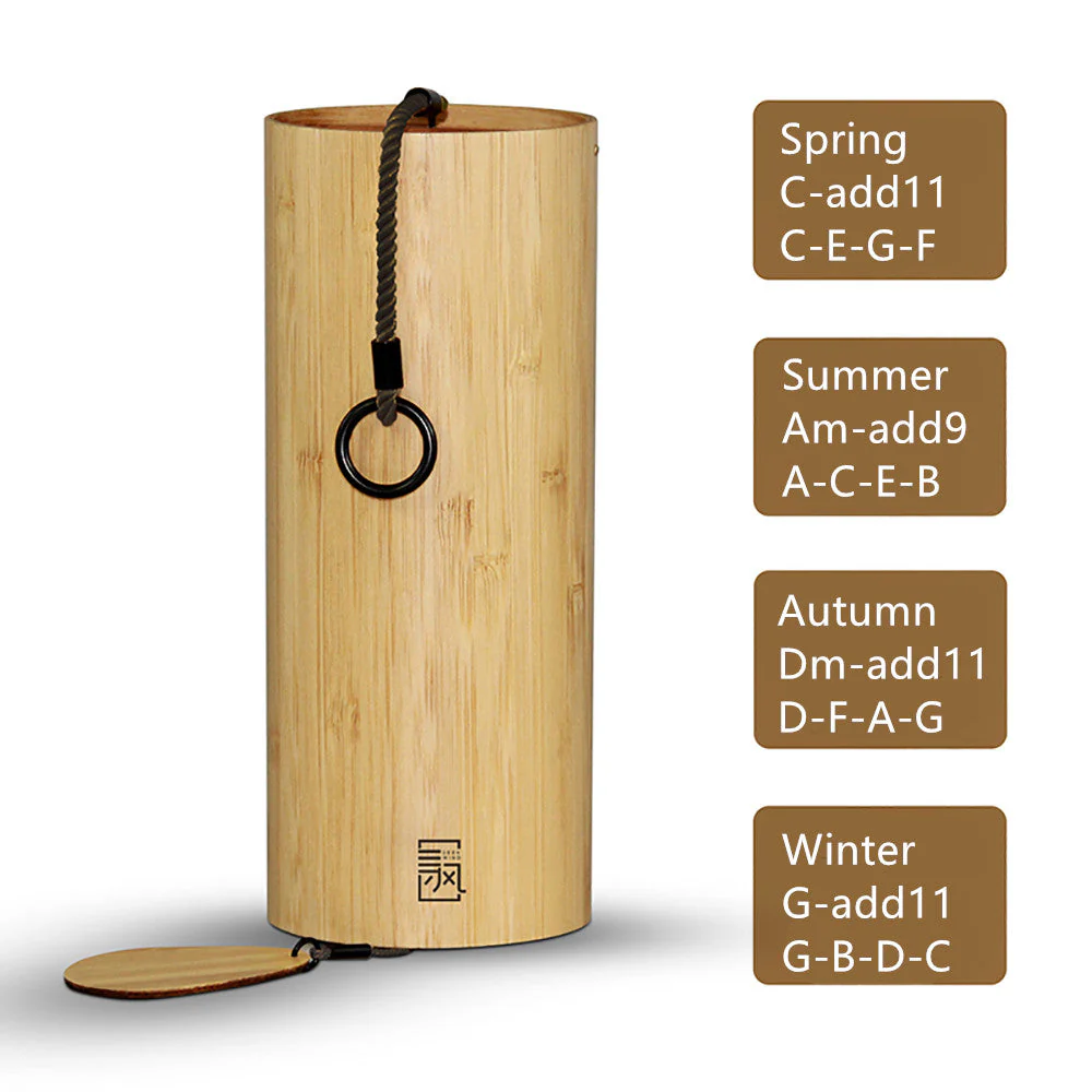 FZS Handmade Bamboo Musical Chord Wind Chime - Image 6