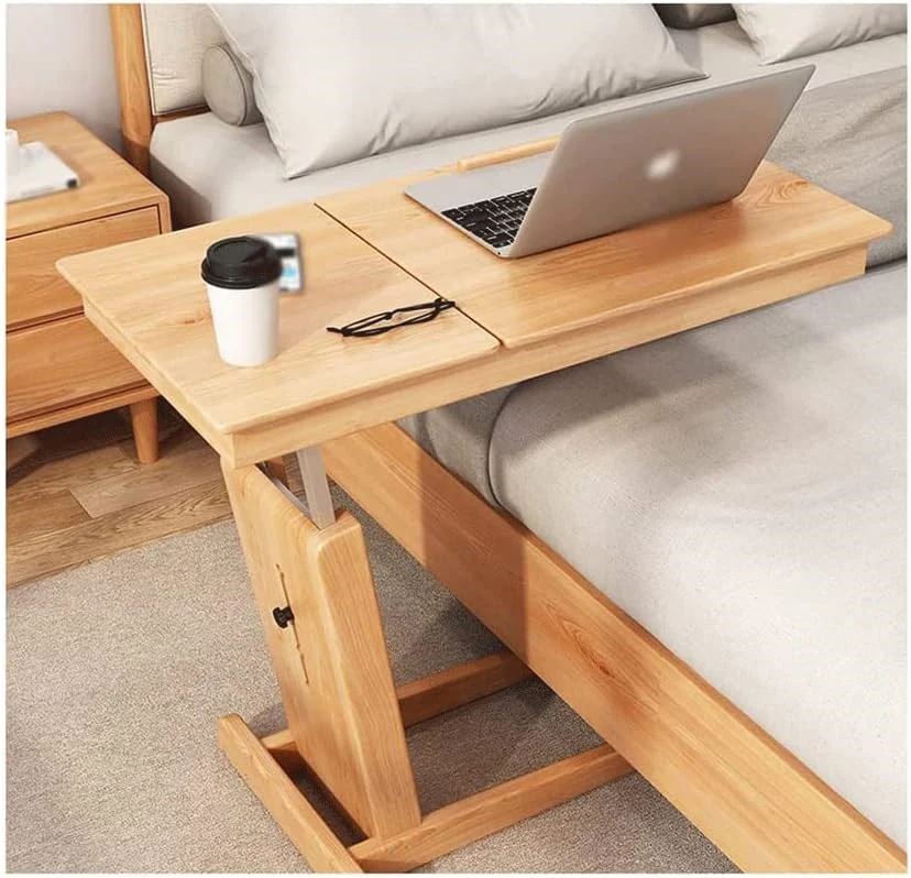 Height Adjustable C Shaped End Table with Tiltable Table Top - Image 11