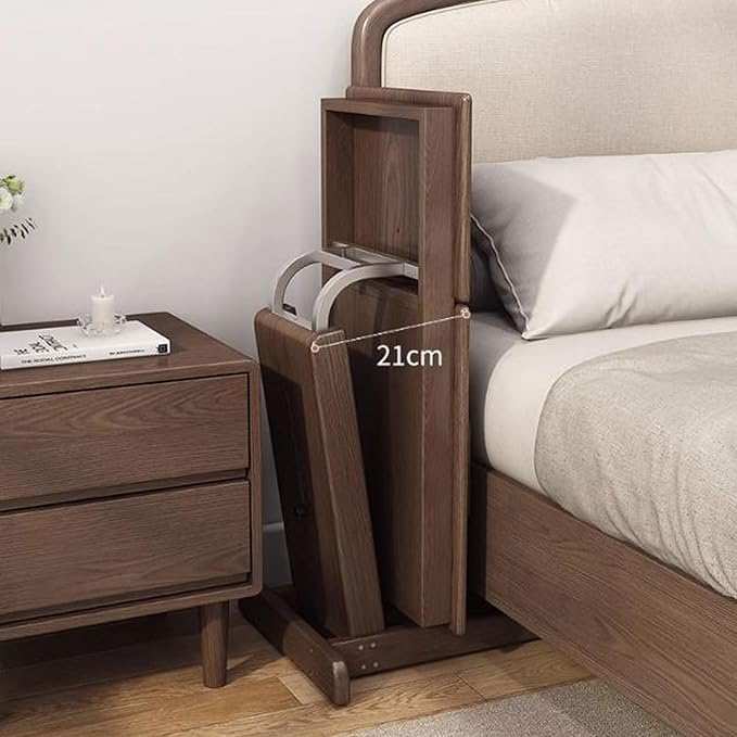 Height Adjustable C Shaped End Table with Tiltable Table Top - Image 7