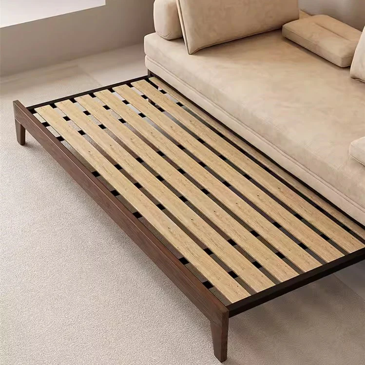 Japandi Movable Back Cushions Pull Out Sofa Bed - Image 10