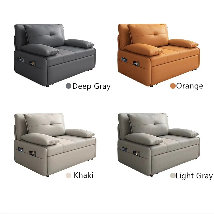 Leathaire Pull Out Sofa Bed with Underneath Storage Drawer - Image 8