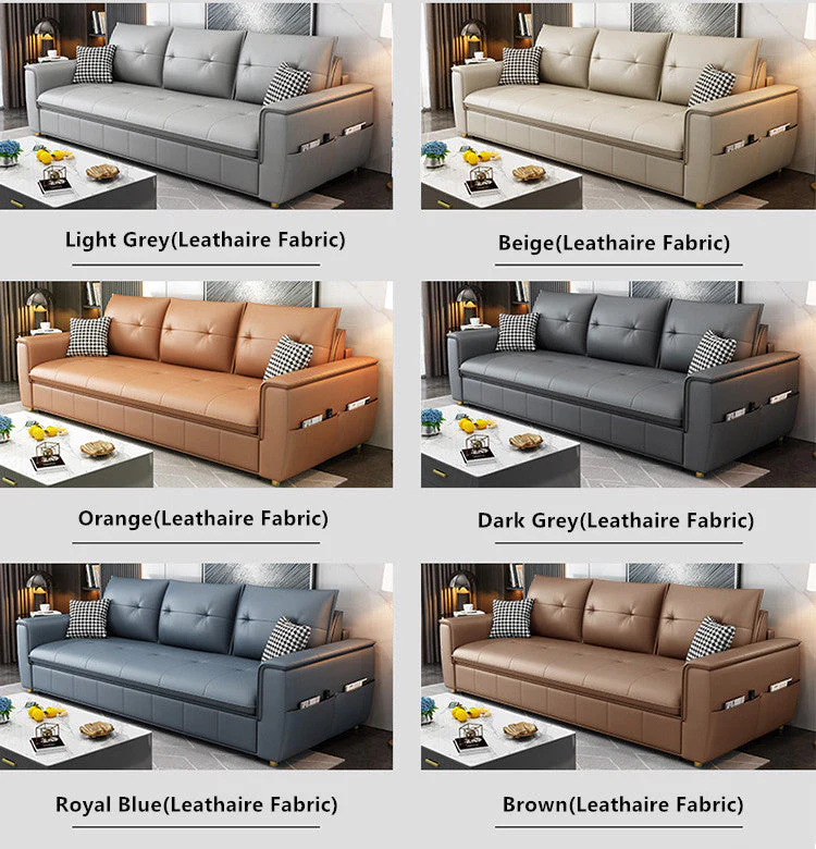Leathaire Sleeper Sofa Bed With Mattress - Image 5