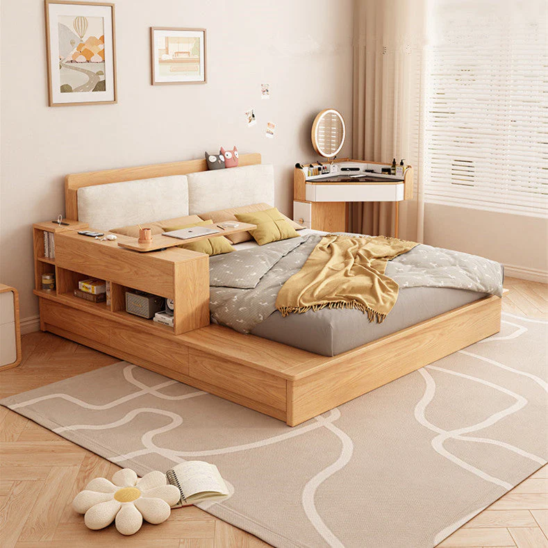 Lift Up Storage Bed With Rotating Desk and Drawers - Image 11