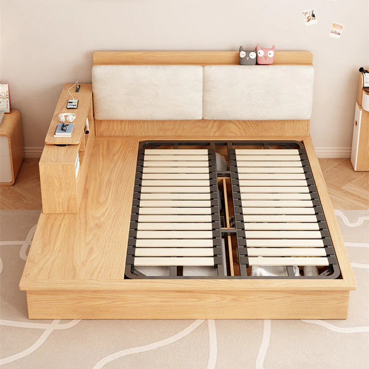 Lift Up Storage Bed With Rotating Desk and Drawers - Image 12