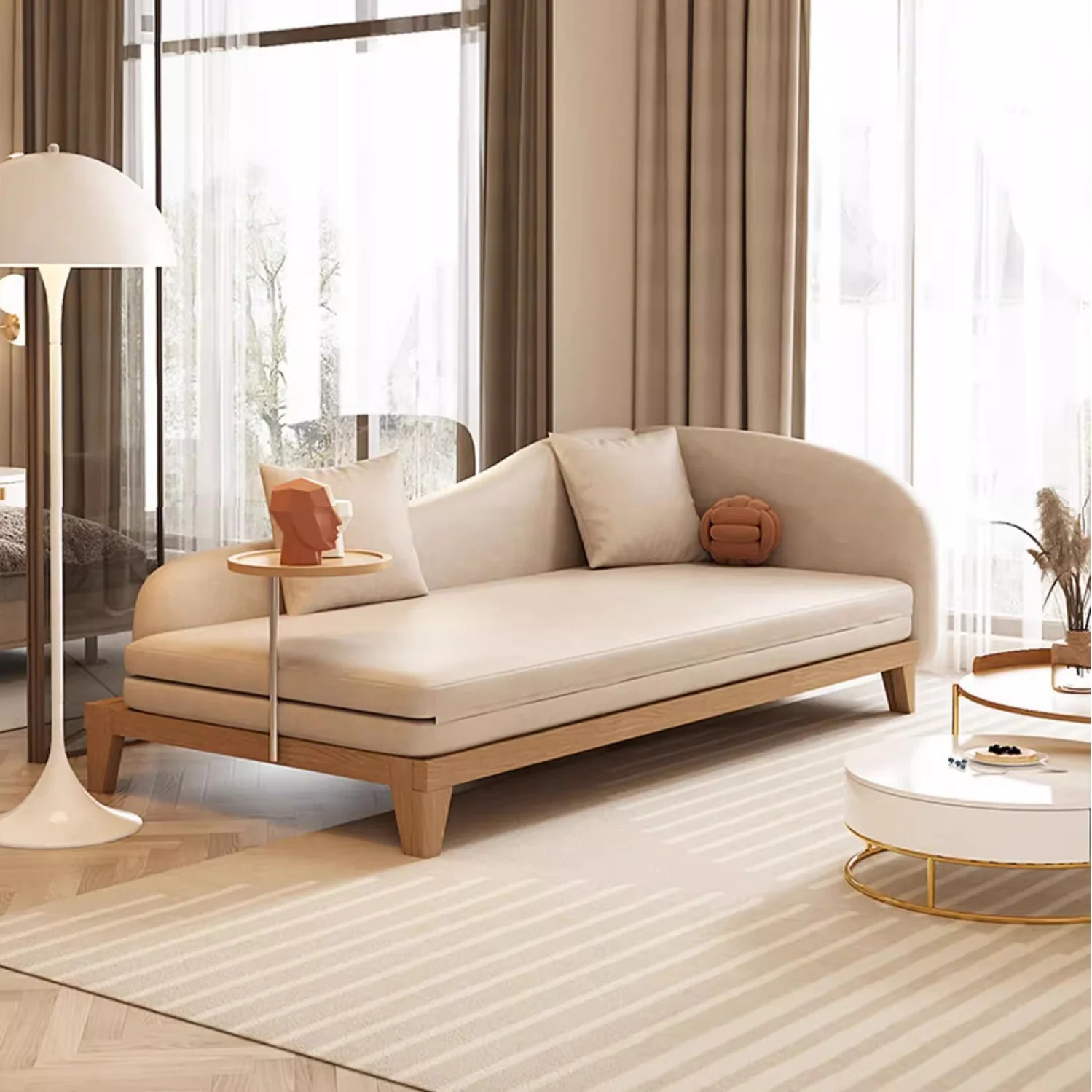 Lounge Chaise Sofa Bed - Image 3