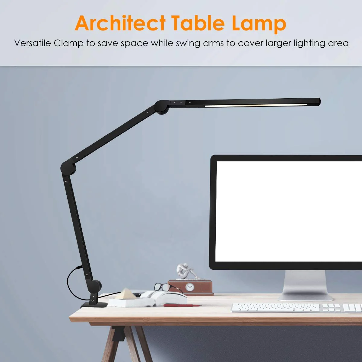 Modern Architect Swing Arm Table Light for Study/ Work /Reading