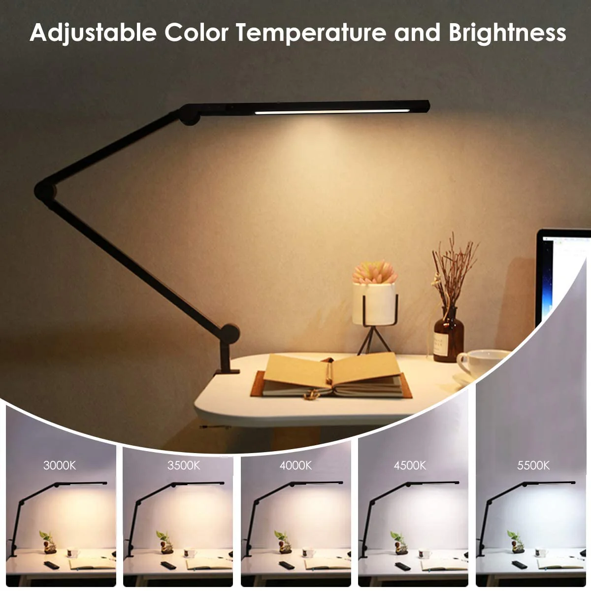 Modern Architect Swing Arm Table Light for Study/ Work /Reading - Image 2