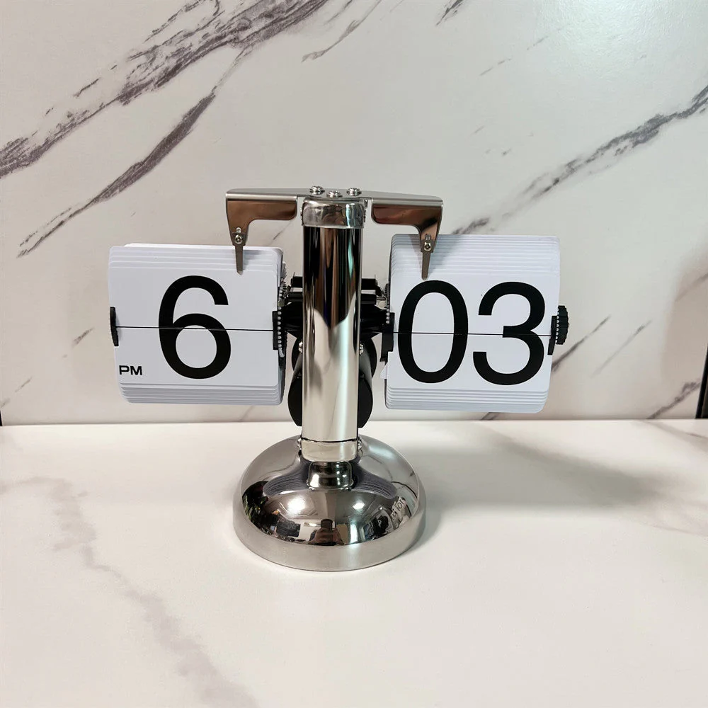 Modern Digital Mechanical Retro Flip Down Clock - Image 10
