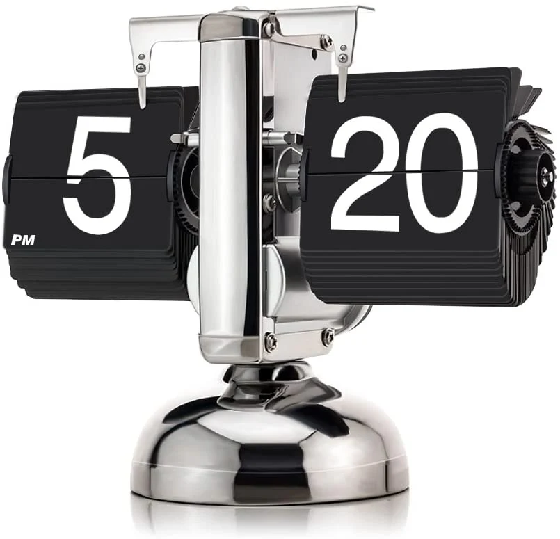 Modern Digital Mechanical Retro Flip Down Clock - Image 4