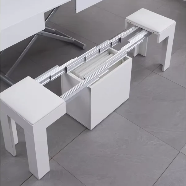 2-in-1 Transformable Dining Table & Coffee Table with Up and Down Mechanism - Image 8