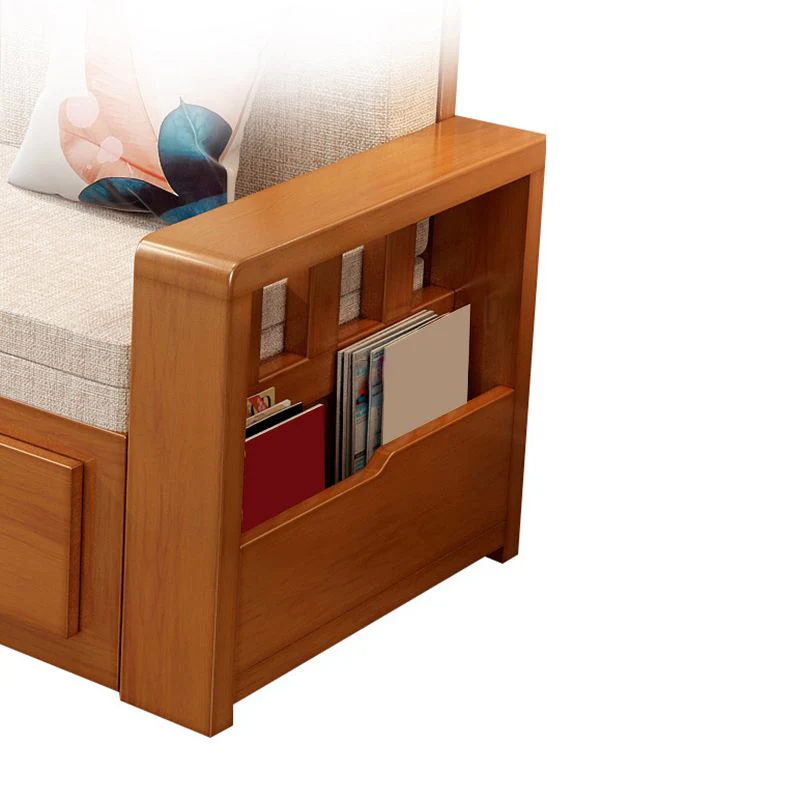 Modern Full Size Sleeper Sofa with Detachable Mattress and Storage Underneath - Image 5