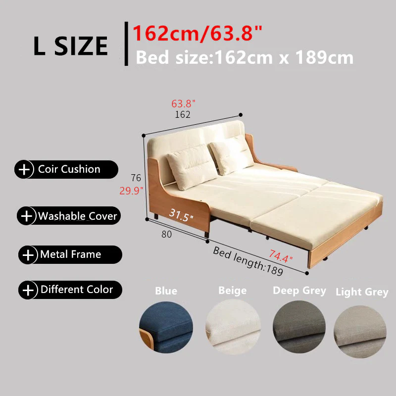 Modern Minimalist Sofa Bed - Image 7