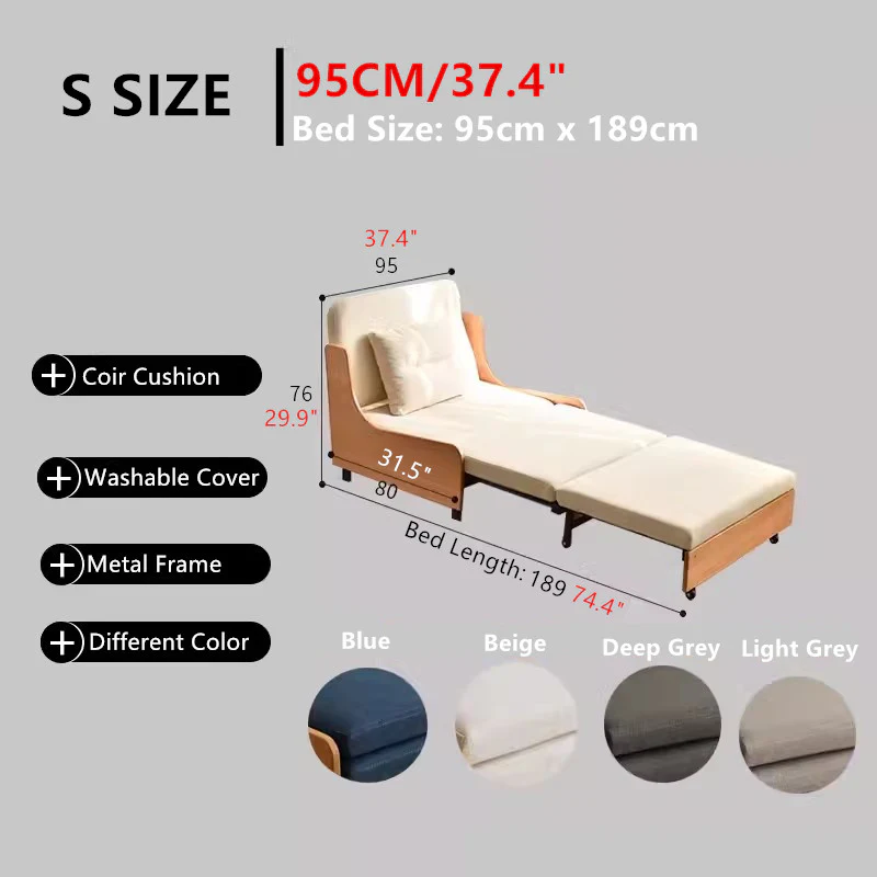 Modern Minimalist Sofa Bed - Image 9