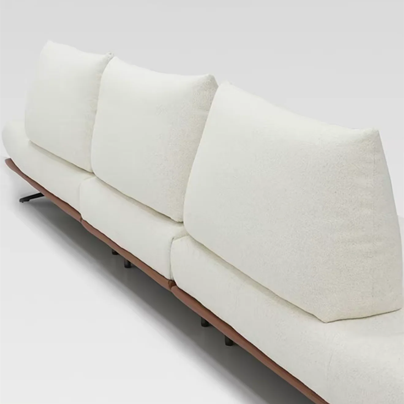 Modern Modular Island Rotating Sofa with Adjustable Armrest and Back Cushion - Image 6