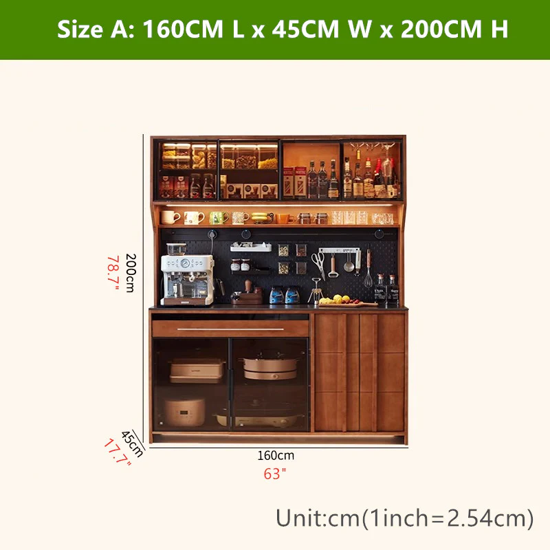 Modern Multi-Functional Buxus Boxwood Sideboard Cabinet - Image 16
