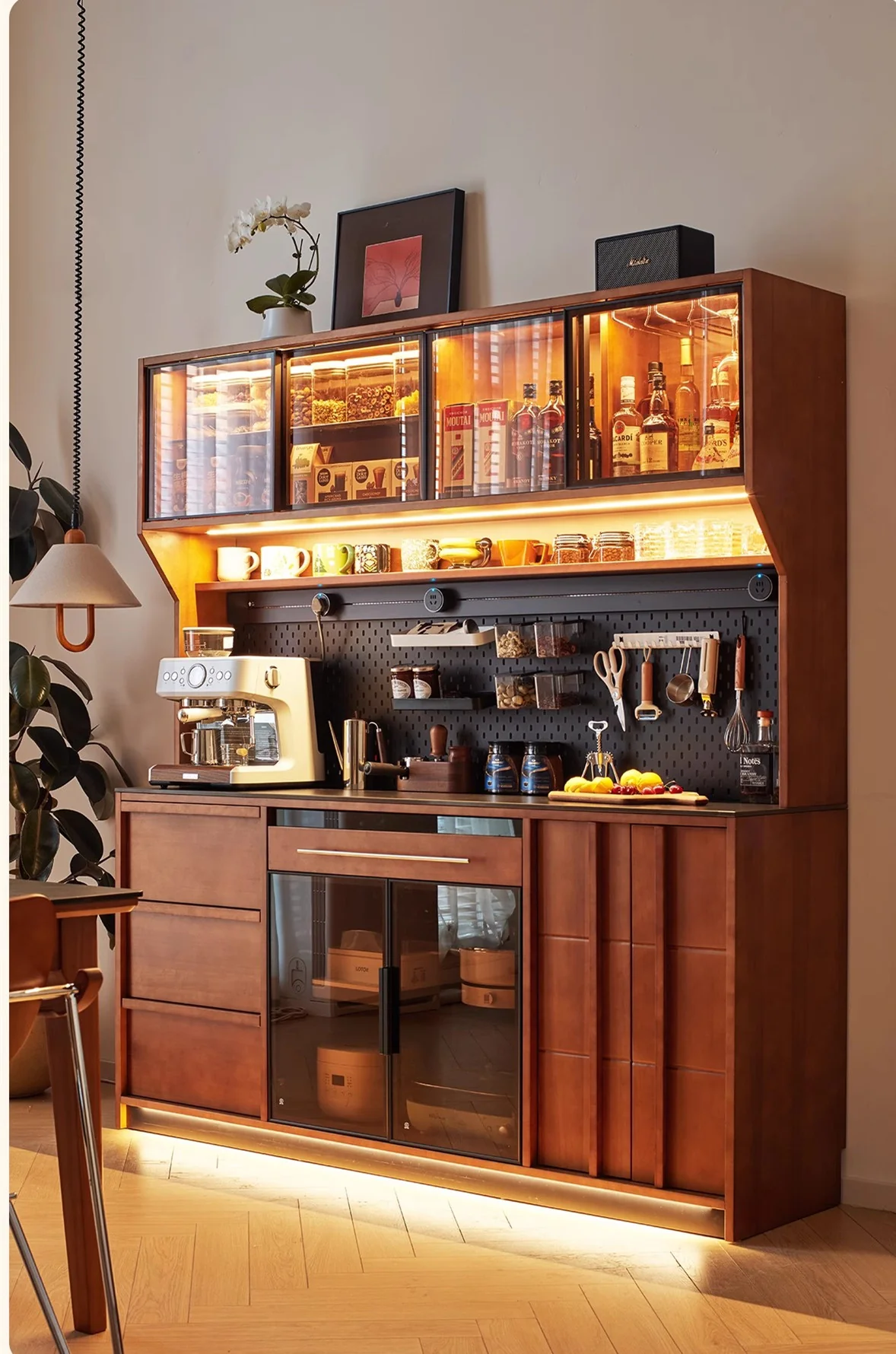 Modern Multi-Functional Buxus Boxwood Sideboard Cabinet - Image 2