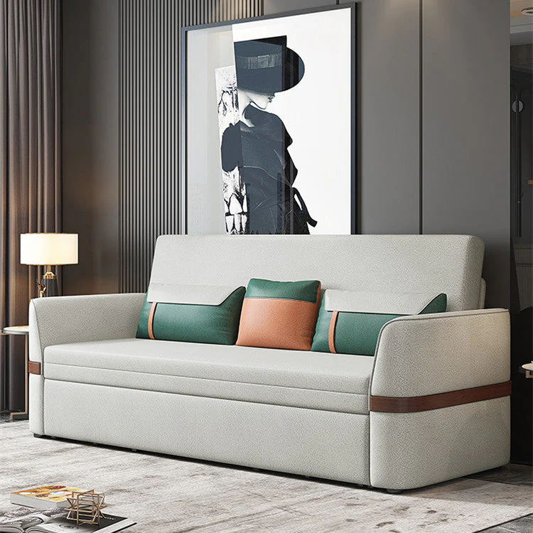 Multifunction Sofa Bed with Electric Liftable Coffee Table - Image 2