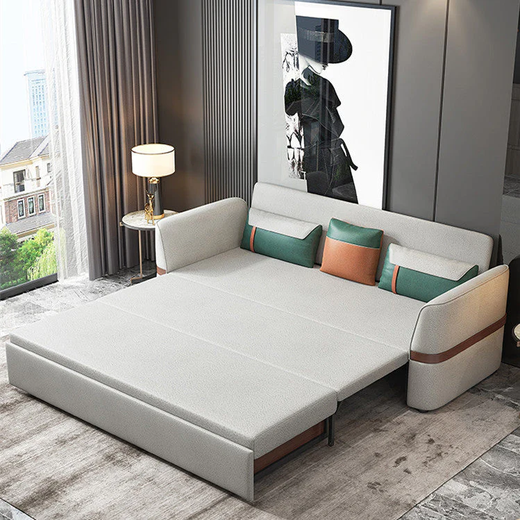 Multifunction Sofa Bed with Electric Liftable Coffee Table - Image 3