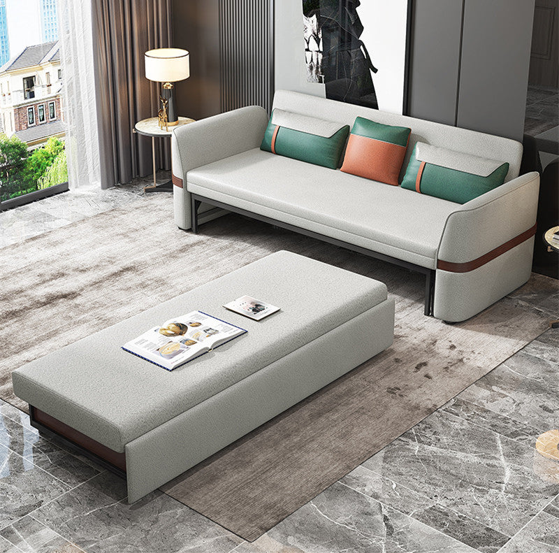 Multifunction Sofa Bed with Electric Liftable Coffee Table - Image 4