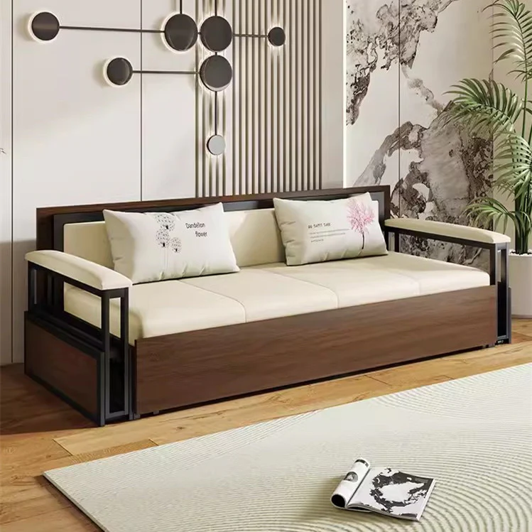 Multifunction Sofa Bed With Foldable Work Desk and Underneath Storage - Image 2