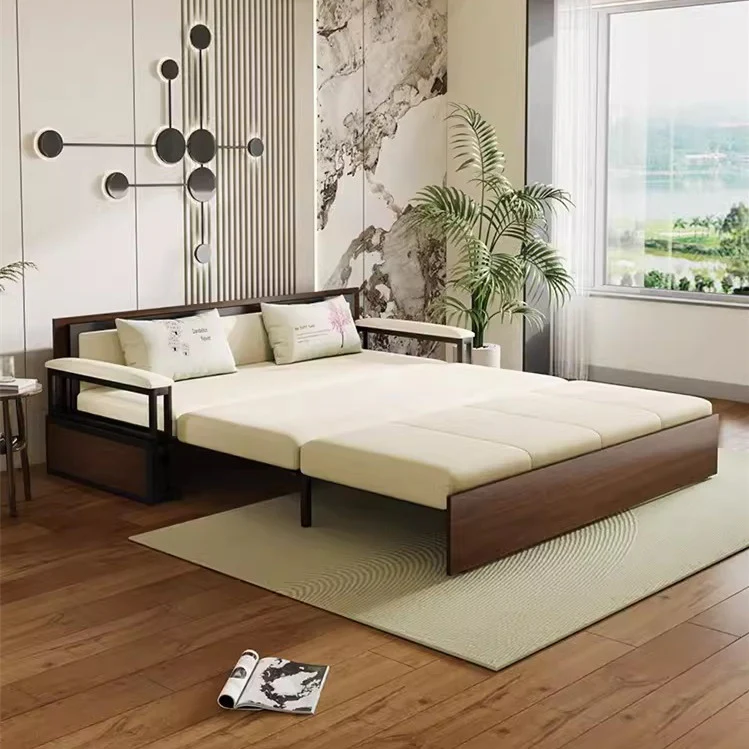 Multifunction Sofa Bed With Foldable Work Desk and Underneath Storage - Image 5