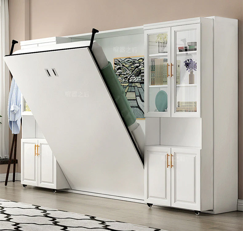 Murphy Bed with Slide Bookshelf - Image 7