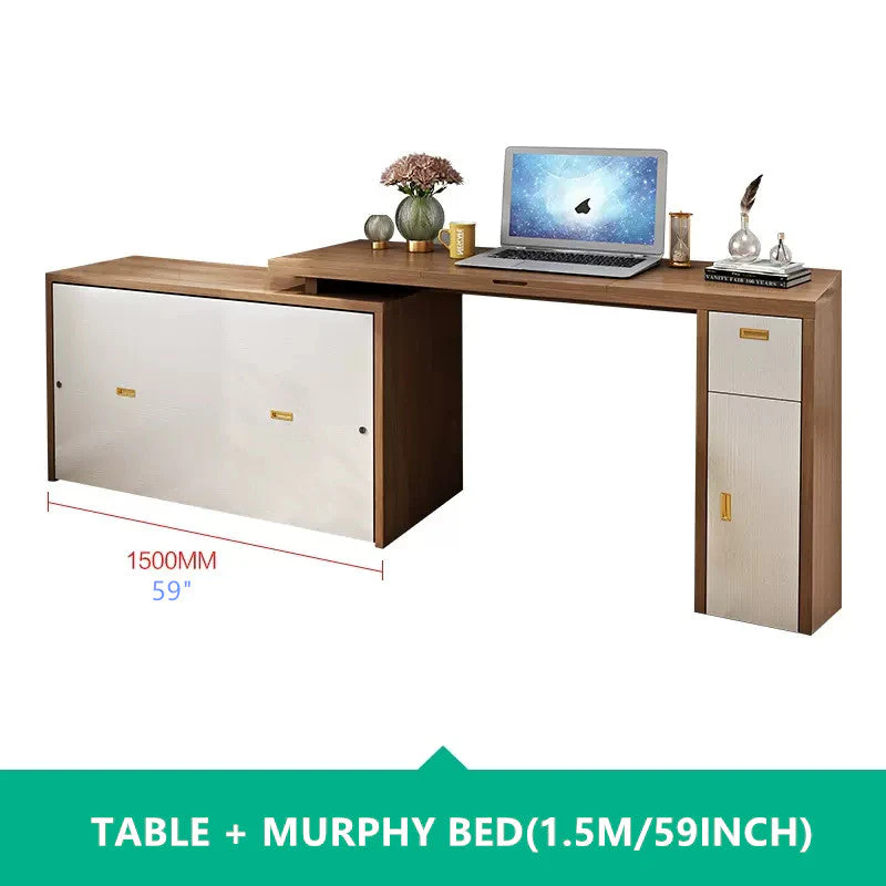Murphy Cabinet Bed with Multi Function Desk - Image 15