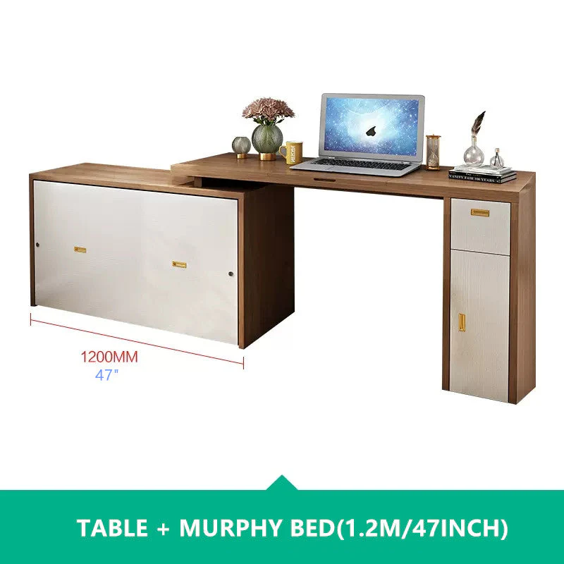 Murphy Cabinet Bed with Multi Function Desk - Image 17