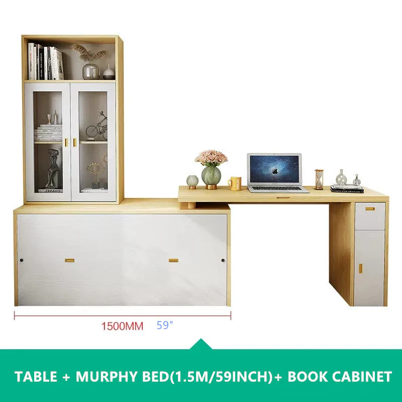 Murphy Cabinet Bed with Multi Function Desk - Image 18