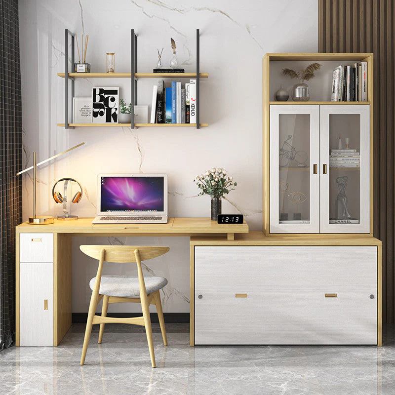 Murphy Cabinet Bed with Multi Function Desk - Image 3