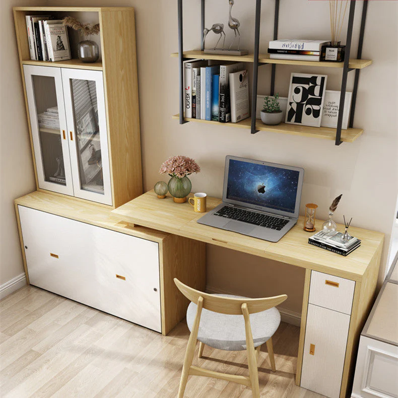 Murphy Cabinet Bed with Multi Function Desk - Image 4