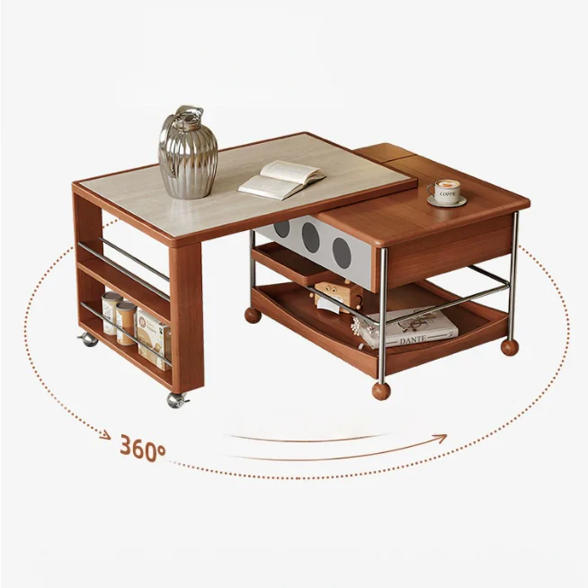 MUSE Lifting & Rotating Desktop Coffee Table - Image 3