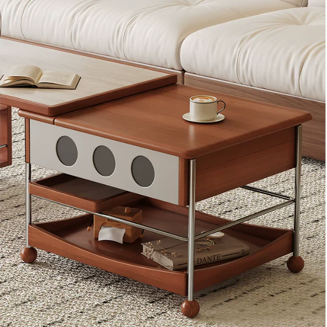 MUSE Lifting & Rotating Desktop Coffee Table - Image 9