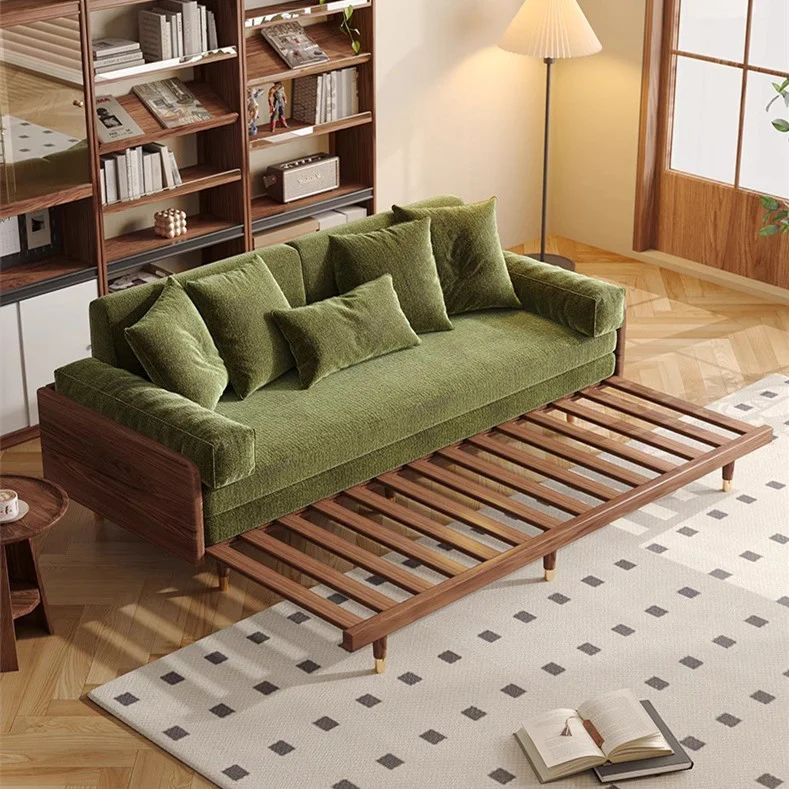 New and Upgrade SERENIT Solid Wood Frame Sofa Bed - Image 6