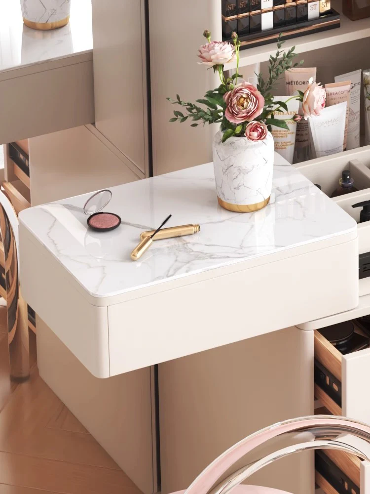 Nordic Dressing Table with Full Body Mirror And Drawers - Image 11