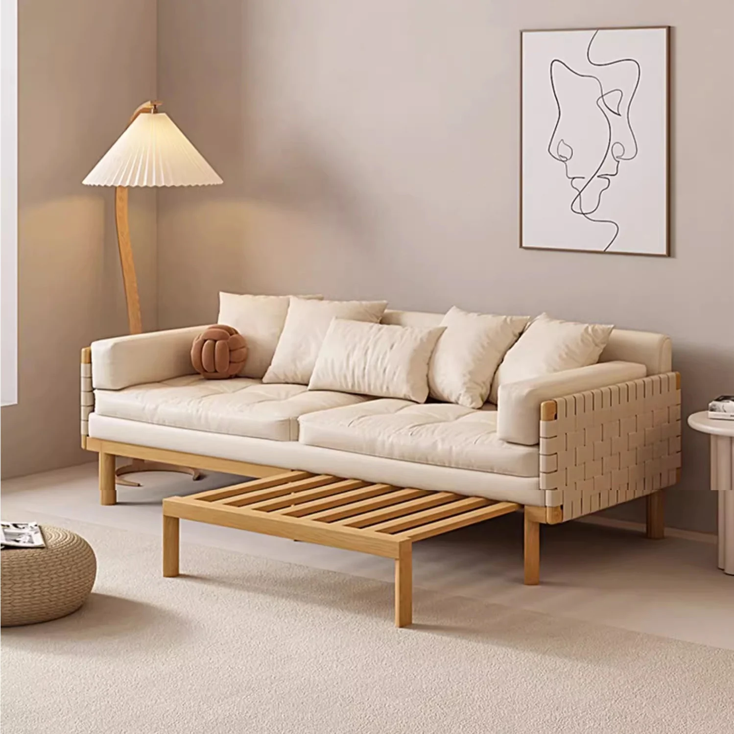 Nordic Light Luxury Sofa Bed - Image 10