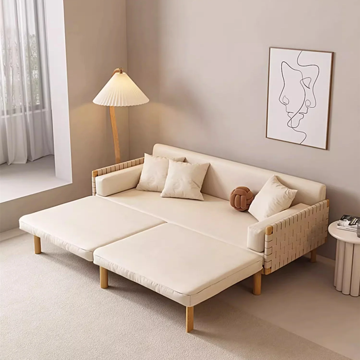 Nordic Light Luxury Sofa Bed - Image 12