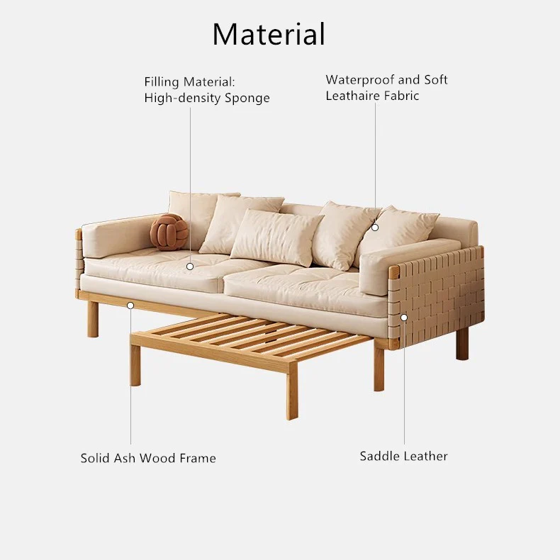 Nordic Light Luxury Sofa Bed - Image 14