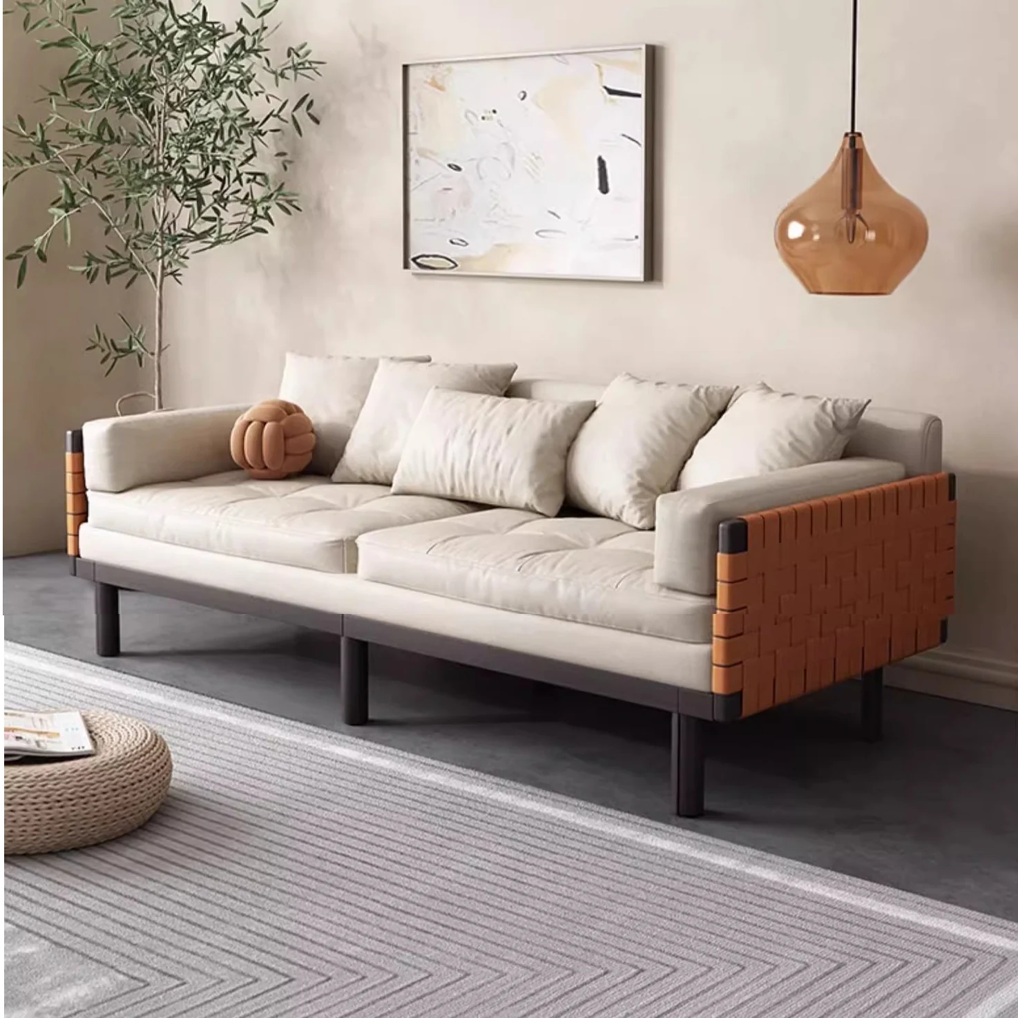 Nordic Light Luxury Sofa Bed - Image 2