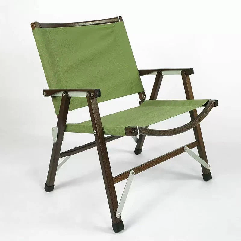 Outdoor Camping Folding Solid Wood Kermit Chair - Image 7