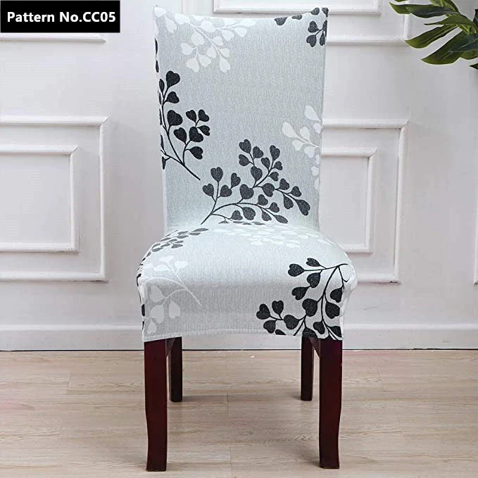 Printed Stretch Spandex Removable Washable Dining Chair Covers for Home, Kitchen, Party, Restaurant - Image 10
