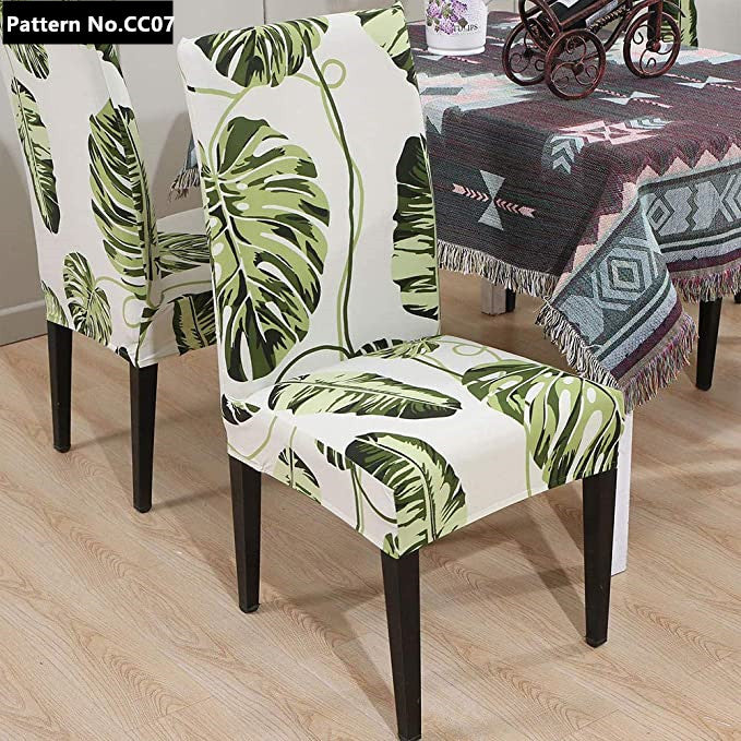 Printed Stretch Spandex Removable Washable Dining Chair Covers for Home, Kitchen, Party, Restaurant - Image 12