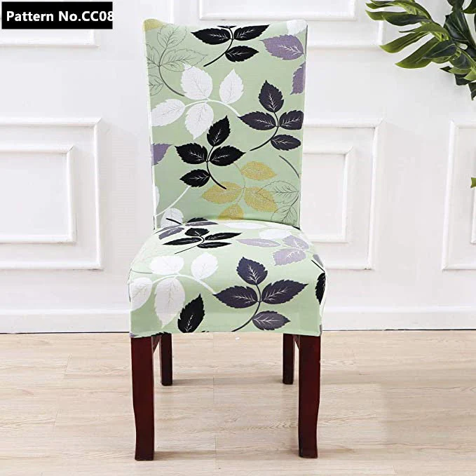 Printed Stretch Spandex Removable Washable Dining Chair Covers for Home, Kitchen, Party, Restaurant - Image 13
