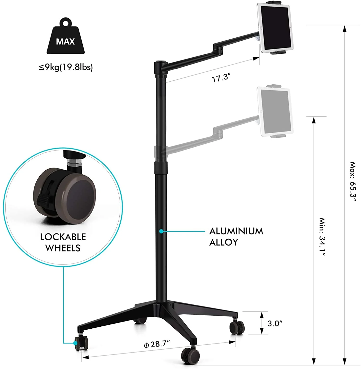 Selfie Live Floor Stand Set 5-in-1 - Image 4