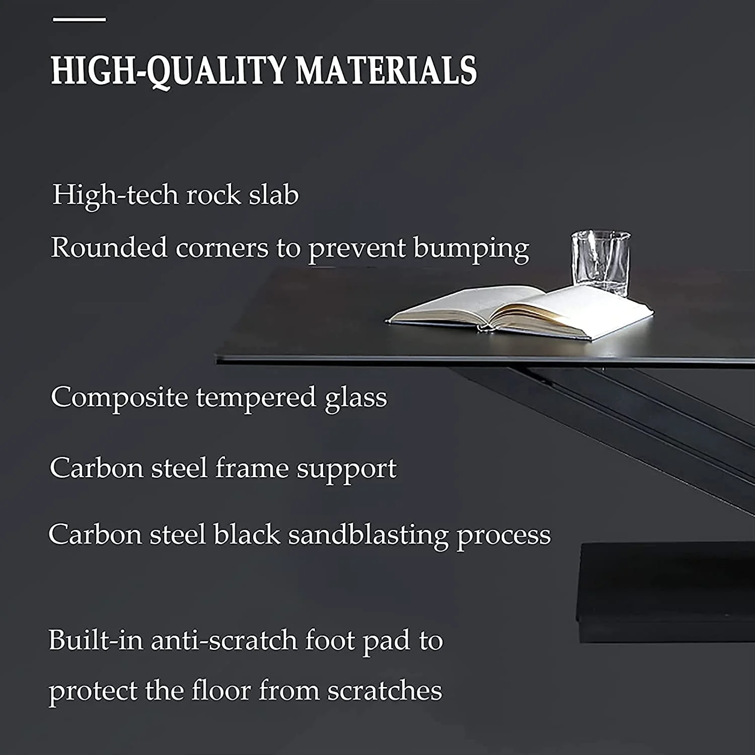 Sintered Stone Height Adjustable  Coffee Table - Image 5