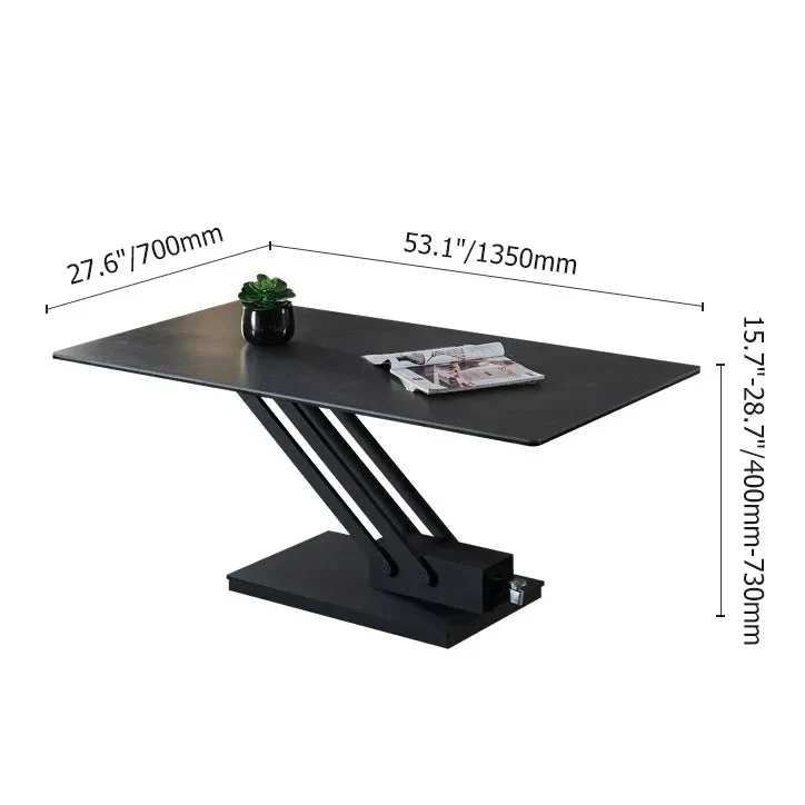 Sintered Stone Height Adjustable  Coffee Table - Image 6
