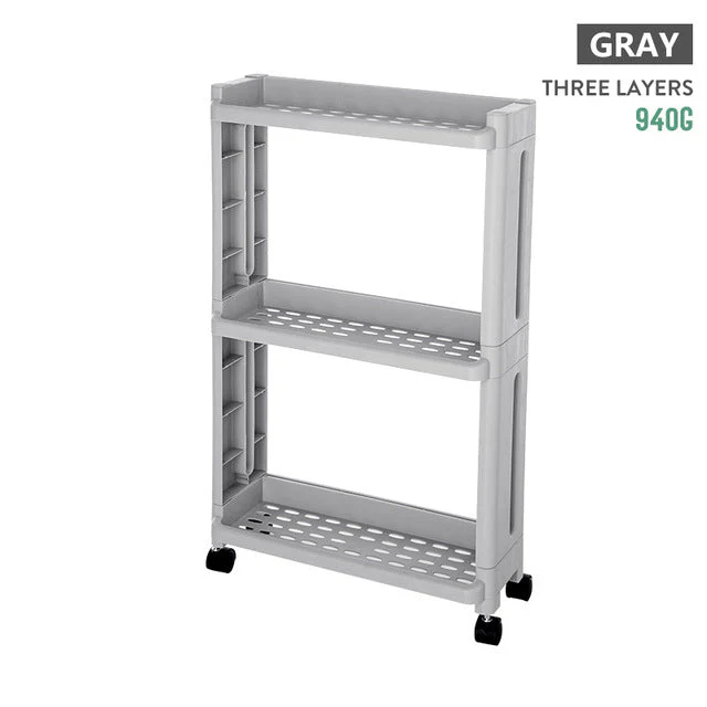 Slim Home Garden Storage Rack with Wheels - Image 7