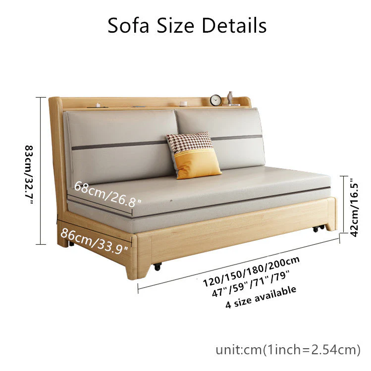 Sofa Bed With Storage Underneath - Image 5