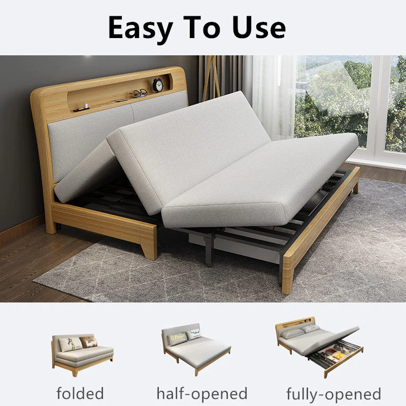 Sofa Bed With Underneath Storage and Night Light - Image 5